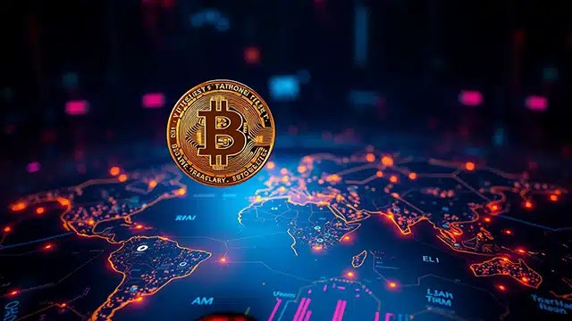Global reach of Bitcoin – symbol of decentralized finance