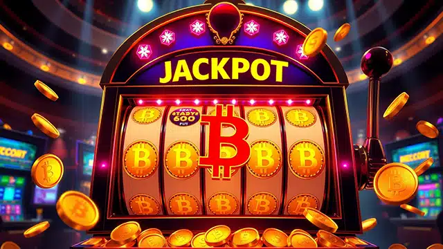 Slot jackpot visual from the crypto casino guide – responsible play meets excitement